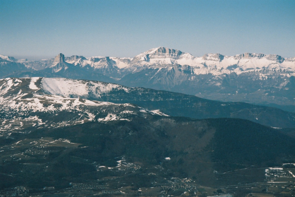 Grand Veymont et mont Aiguille