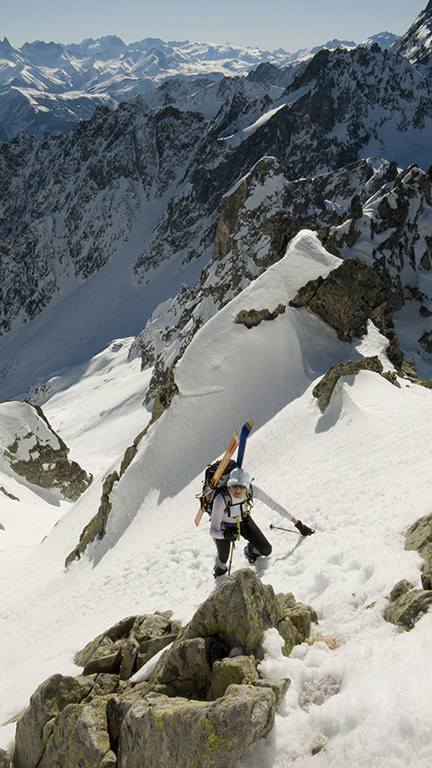 Sandra  la sortie du couloir Sud