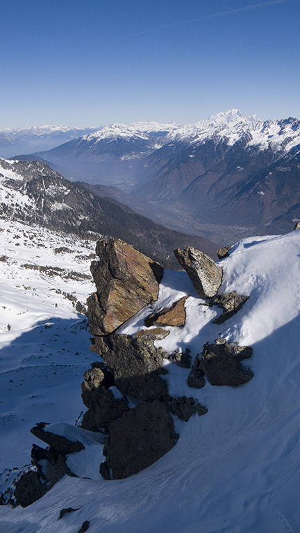 La basse Maurienne depuis le sommet W