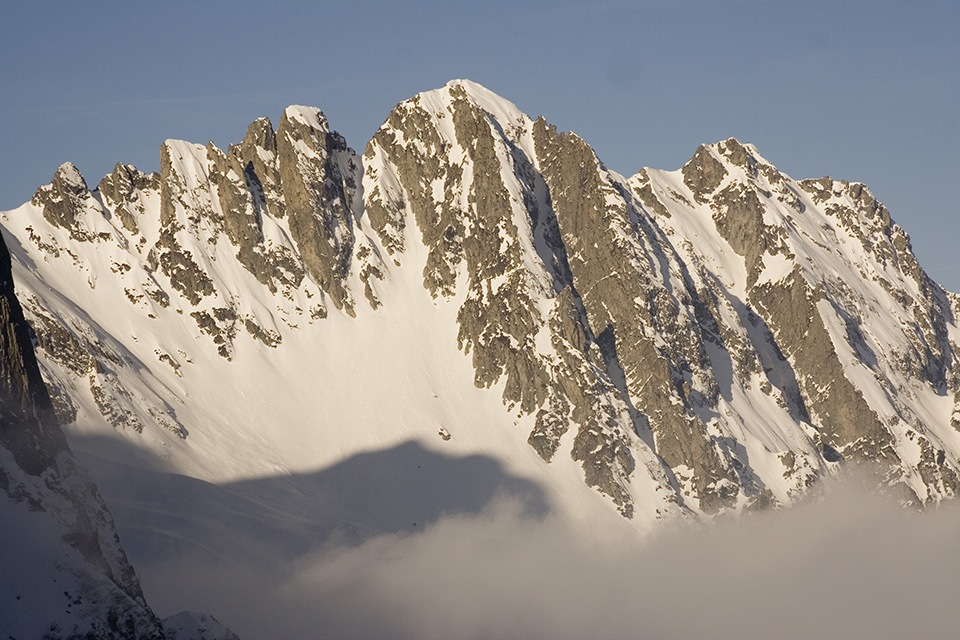 Vue d'ensemble sur les pointes du Mouchillon
