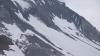 Avalanche dans la face SW de la pointe Mathews.
