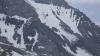 Avalanche dans la face SW de la pointe Mathews.