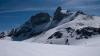 Grand Roc Noir, entonnoir NW >> glacier du Vallonnet + Pointe des Bros, arte SE