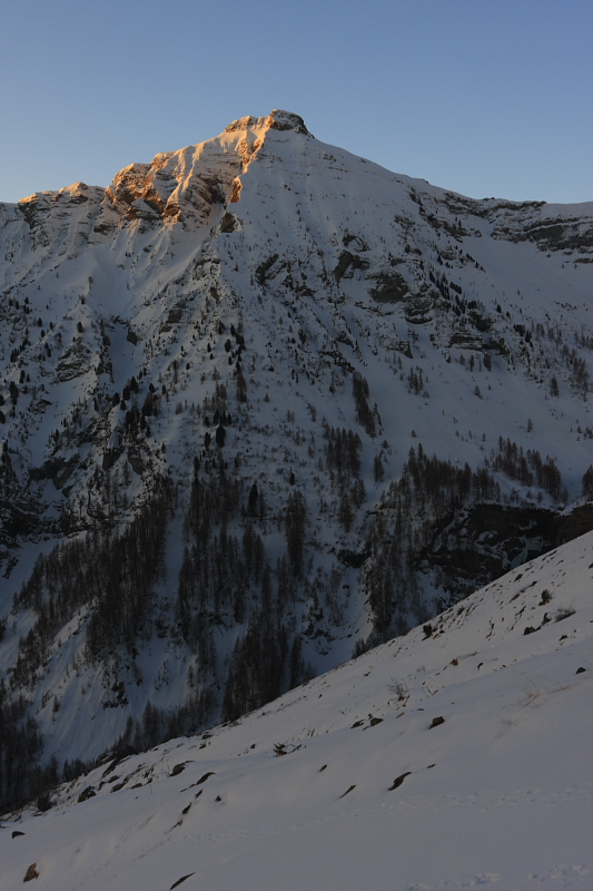 Premiers rayons de soleil pour la Prouveyrat.