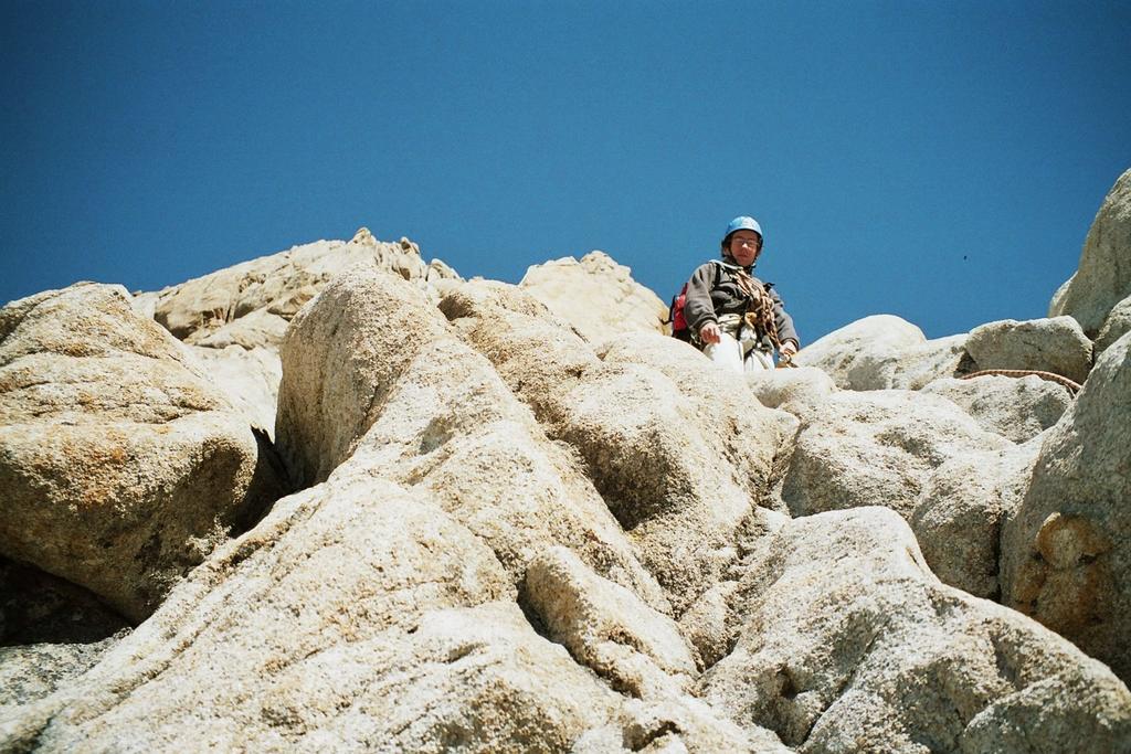 Adrien dans la descente