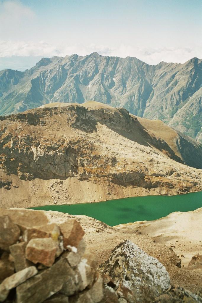Le lac du Vallon depuis l'arte