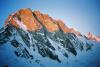 Lever de soleil sur les Grandes Jorasses